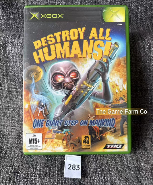 Destroy All Humans Game Microsoft Xbox Original