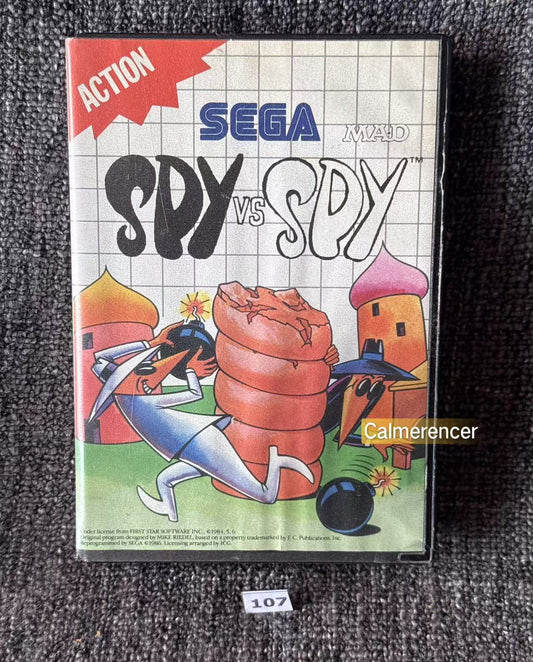 Spy Vs Spy - No Manual Game - Sega Master System