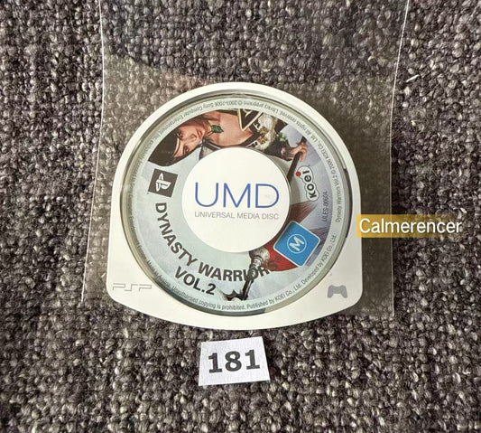 Dynasty Warriors Vol. 2 PSP Game only - PlayStation Portable