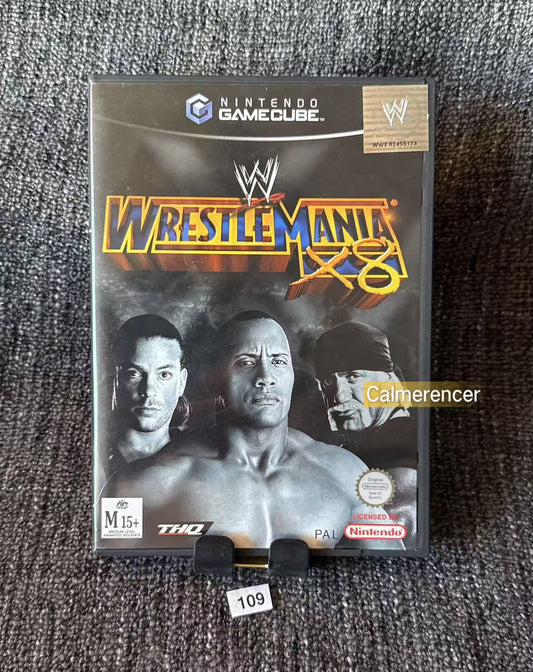 WWE Wrestle Mania X8 Game - Nintendo Gamecube - Pal Version