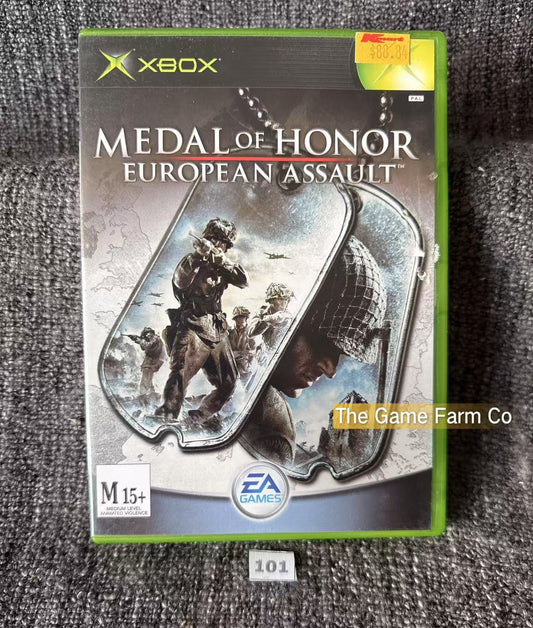 Medal Of Honor European Assault Game In Excellent Condition Microsoft Xbox Original