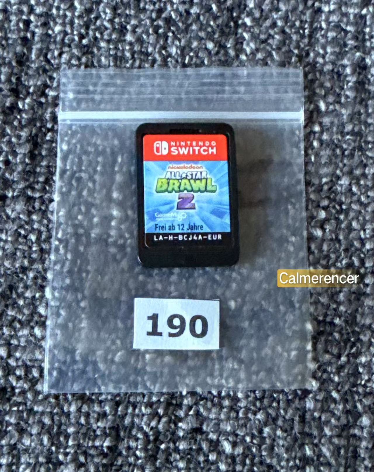 Nickelodeon All Star Brawl 2 Game (Loose - No case) - Nintendo Switch