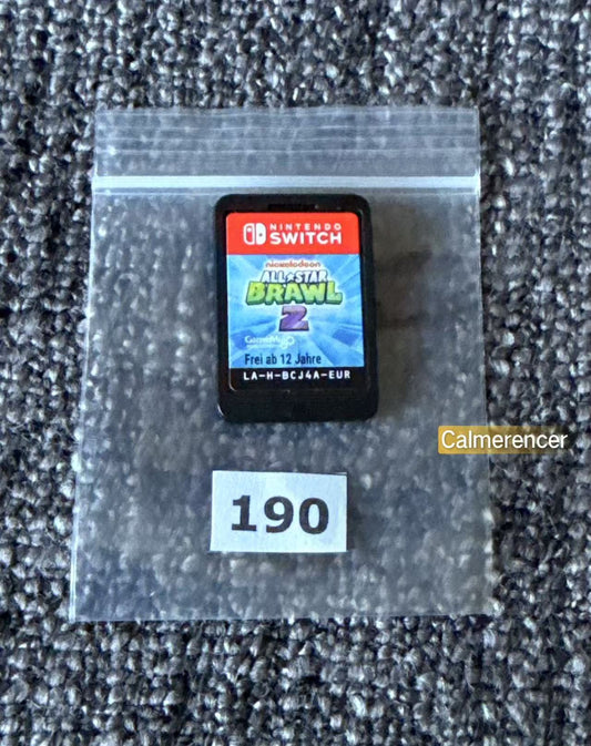 Nickelodeon All Star Brawl 2 Game (Loose - No case) - Nintendo Switch