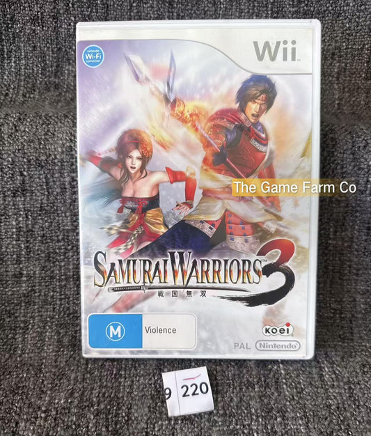 Samurai Warriors 3 -  Nintendo Wii game