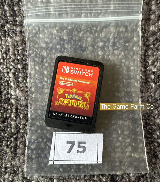 Pokemon Scarlet Switch Game- (Loose - No Case) - Nintendo Switch