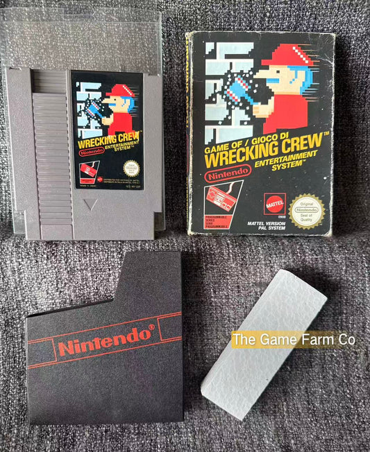 Wrecking Crew Boxed Game - Nes - Nintendo / Entertainment System - Pal Version