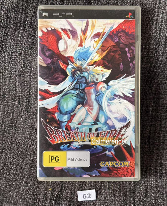 Breath of Fire III PSP - No Manual Game - PlayStation Portable