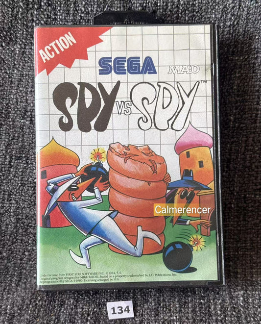 Spy Vs Spy - No Manual Game - Sega Master System