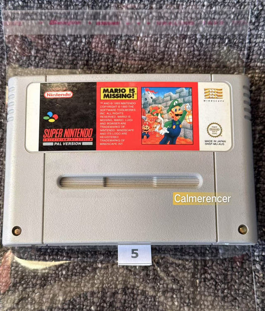 Mario Is Missing - Super Nintendo (Snes) Game