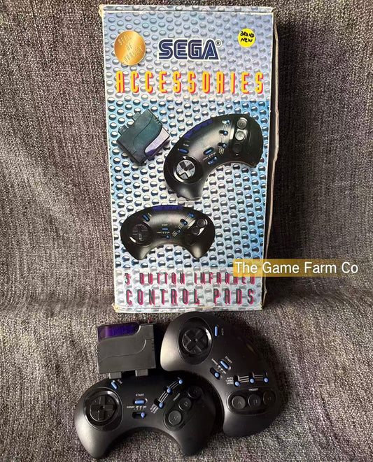 3 Button Infrared Control Pads - Sega Mega Drive