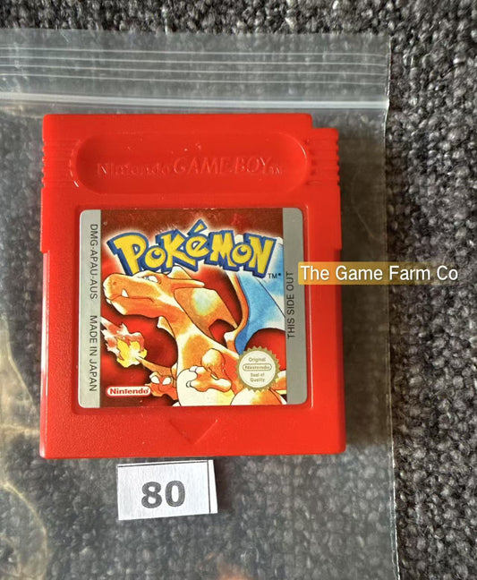 Pokemon Red Version Game - Nintendo Gameboy