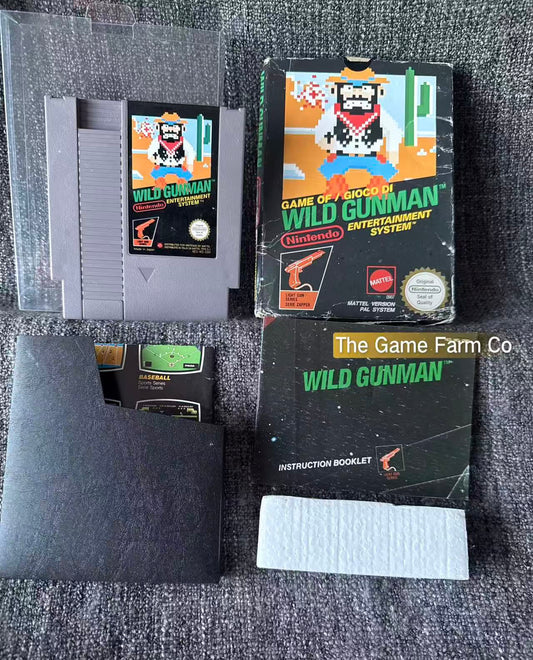 Wild Gunman Boxed Game - Nes - Nintendo / Entertainment System - Pal Version