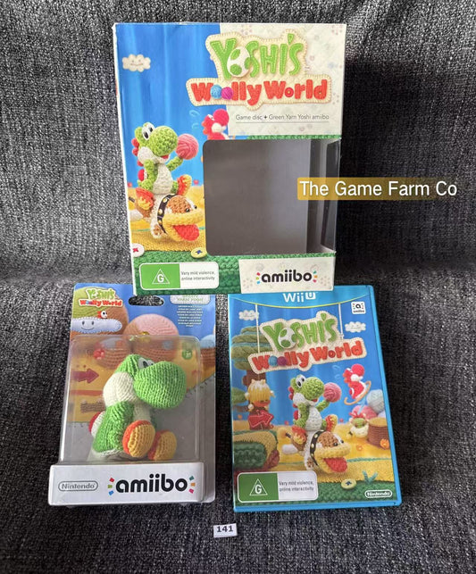 Yoshi’s Woolly World Green Yoshi Amiibo Yarn Bundle - Nintendo Wii U Game