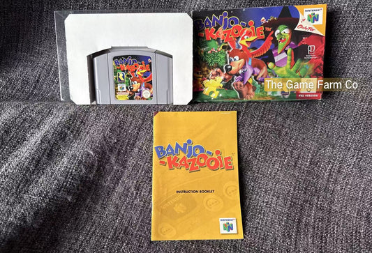 Banjo Kazooie Game Boxed - Nintendo 64 / N64 - Pal Version