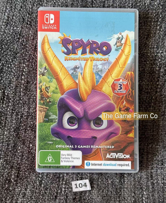 Spyro Reignited Trilogy Switch Game - Nintendo Switch