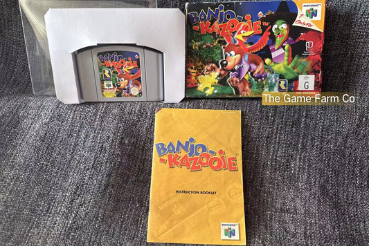 Banjo Kazooie Game Boxed - Nintendo 64 / N64 - Pal Version
