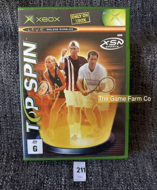 Top Spin Game Microsoft Xbox Original