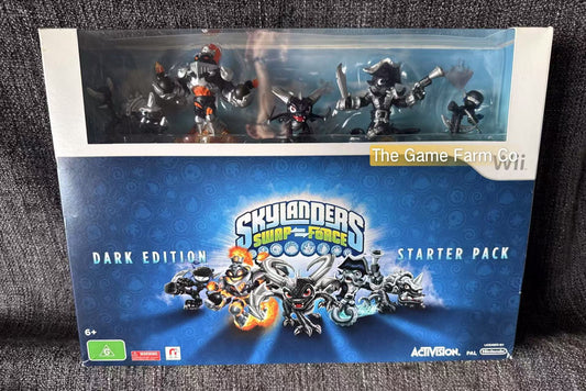 Skylanders Swap Force Dark Edition Starter Pack - missing items boxed  Nintendo Wii game