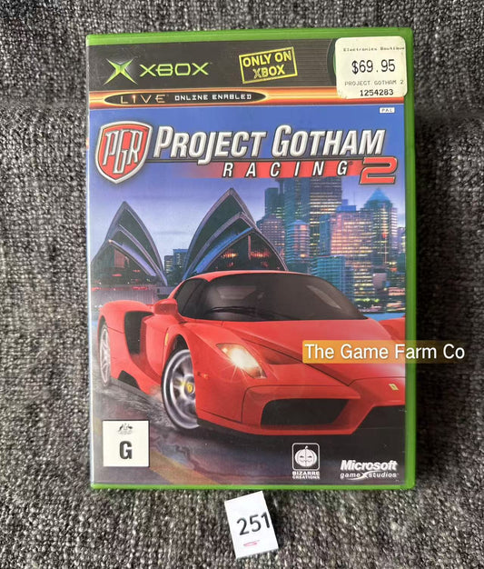 Project Gotham Racing 2 Game Microsoft Xbox Original