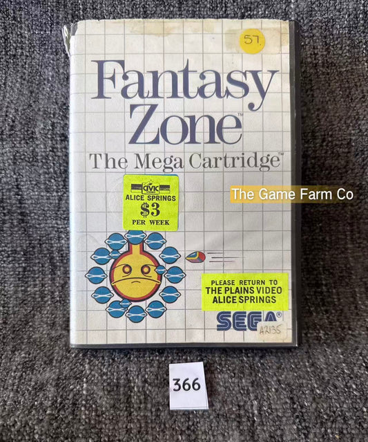 Fantasy Zone Game - Sega Master System