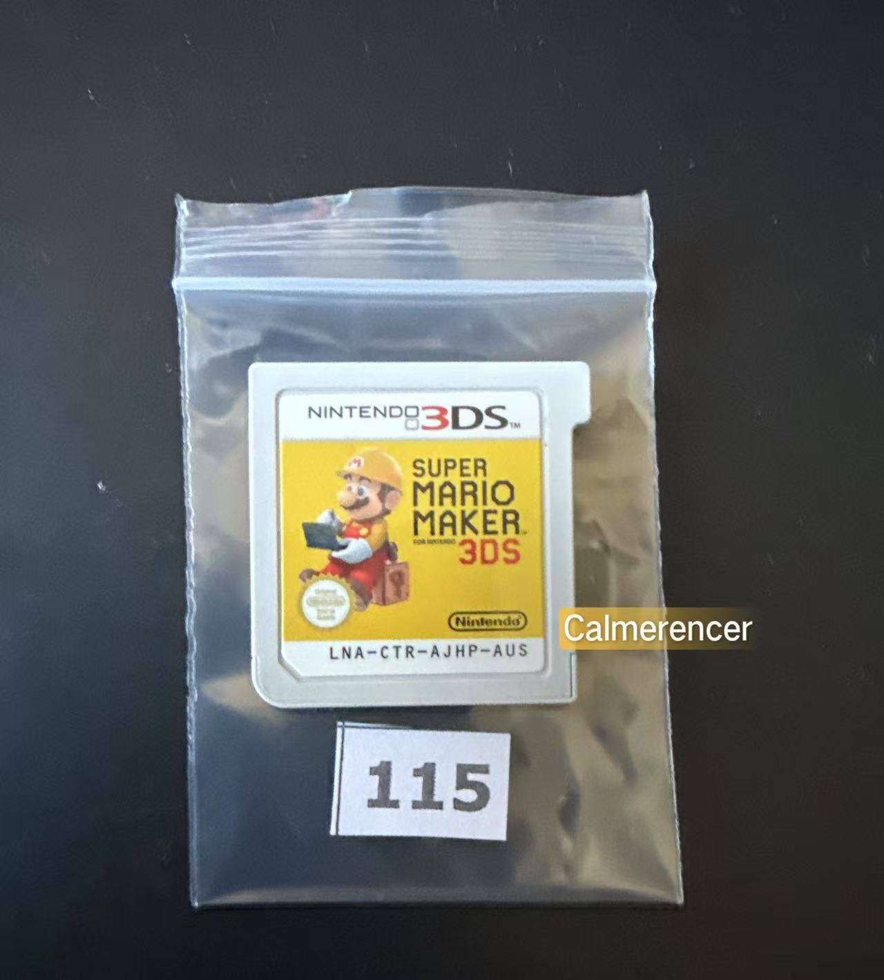 Super Mario Maker Game - No case Nintendo 3DS