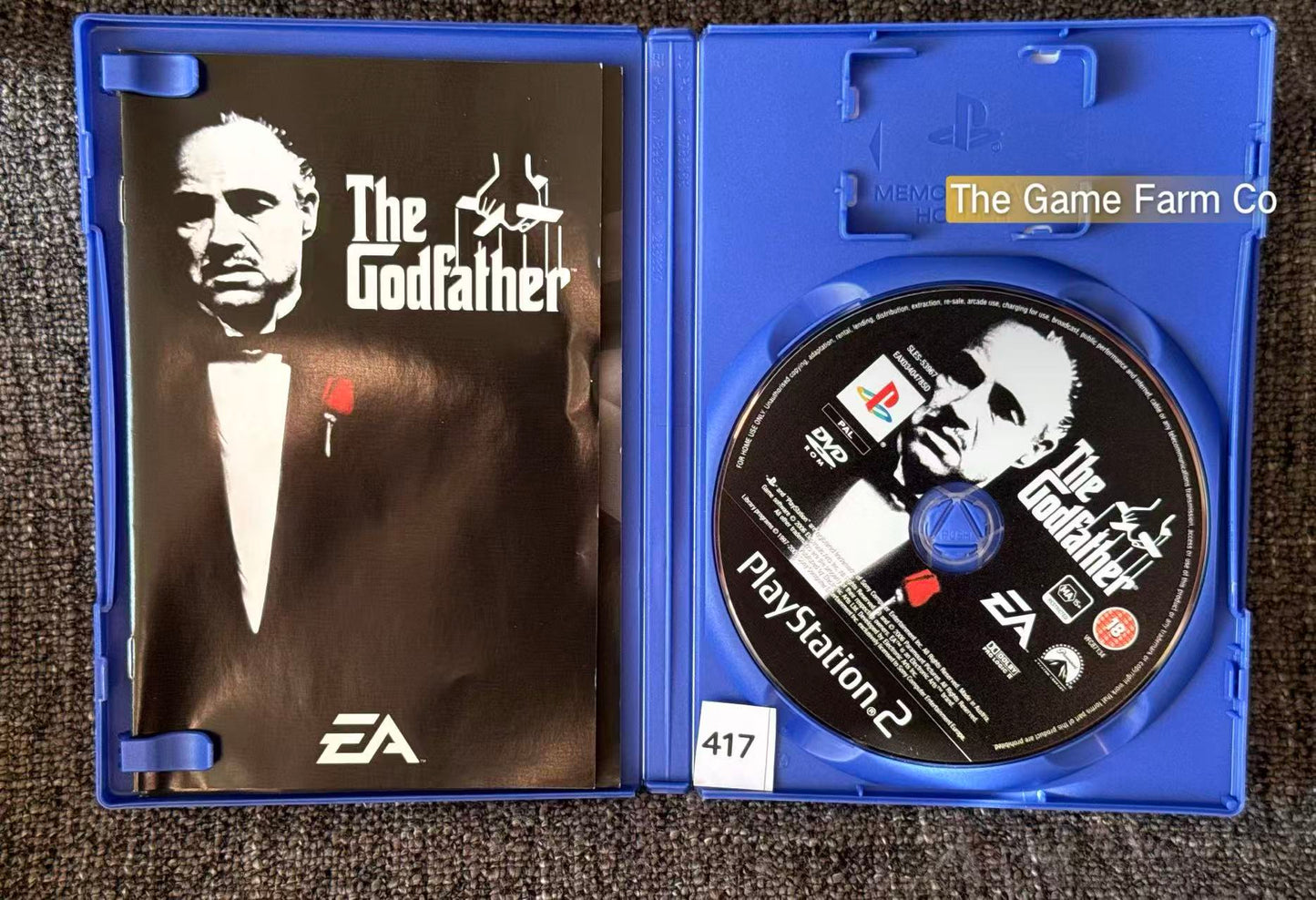 The Godfather PS2 Physical Game CIB PAL Tested Used