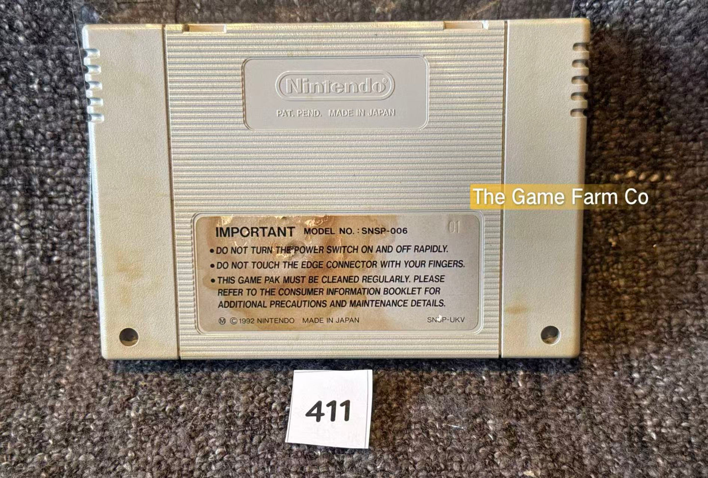 The Legend of Zelda: A Link to the Past (Nintendo SNES) Pal Authentic Loose Game Cartridge Only