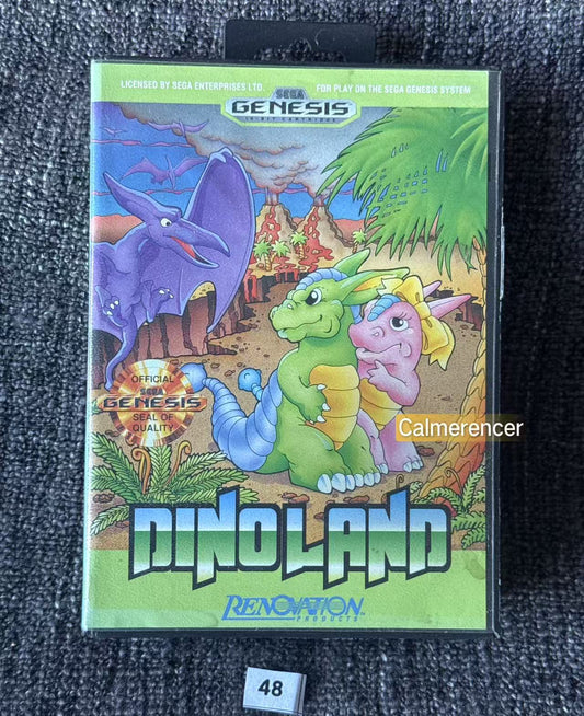 Dino Land Game - No manual - Sega Mega Genesis