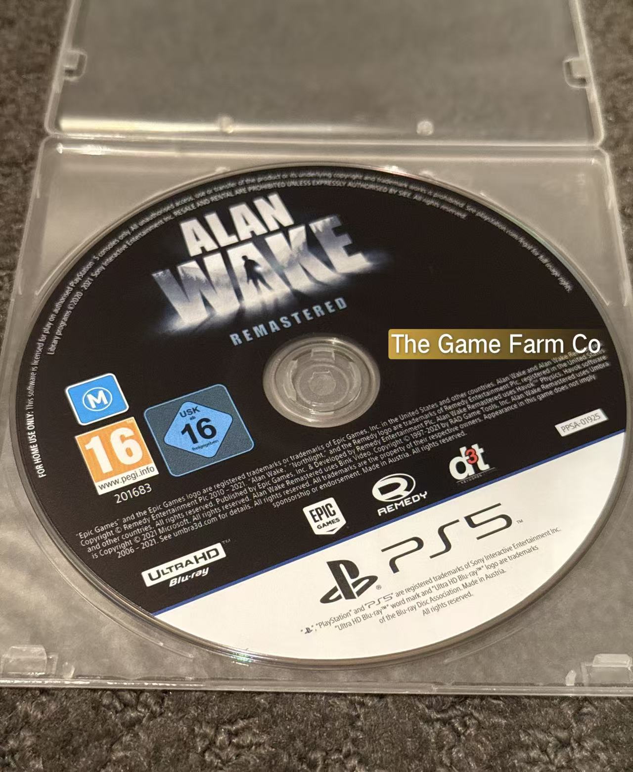 Alan Wake Loose Game - Sony Playstation 5 - Pal Version