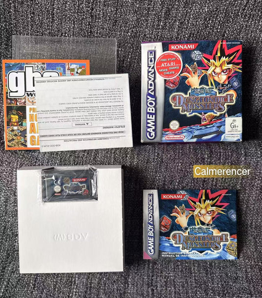 Yu Gi Oh  Dungeon Dice Monsters Boxed/Complete Game -Nintendo Gameboy Advance Cart GBA - Pal Version