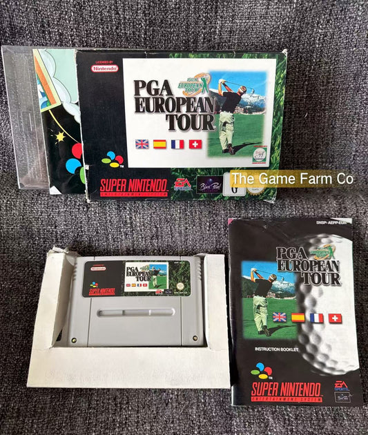 PGA European Tour - Super Nintendo (Snes) Game