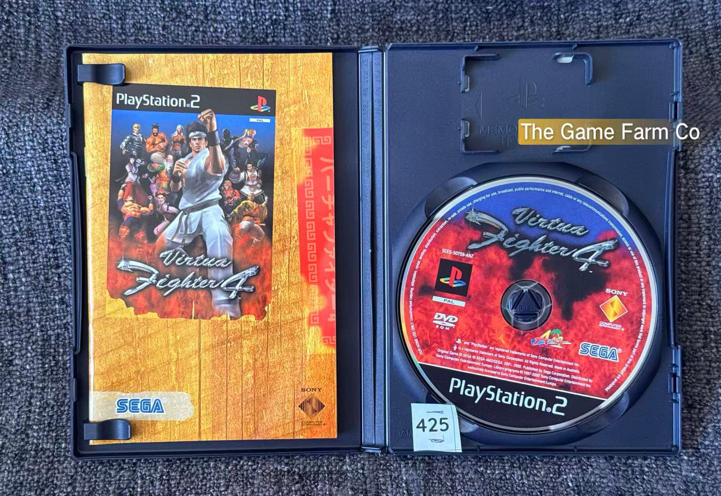 Virtua Fighter 4 PS2 Physical Game CIB PAL Tested Used Mint Condition