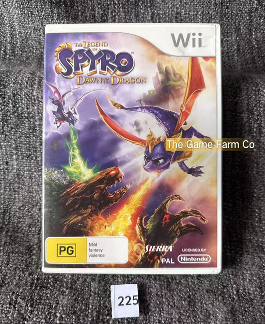 The Legend of Spyro Dawn of the Dragon -  Nintendo Wii game