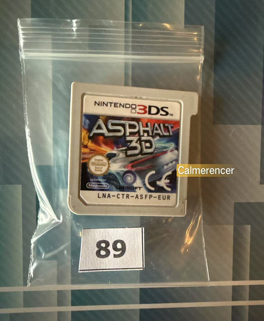 Asphalt 3D Game - No case Nintendo 3DS