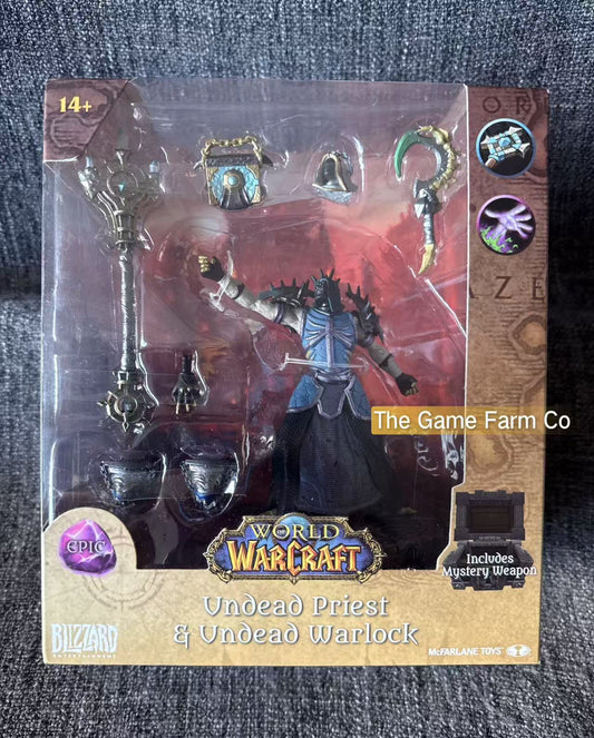 World Of Warcraft Undead Priest & Undead Warlock Statue (BRAND NEW)