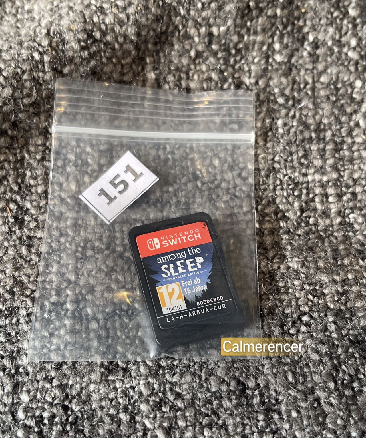 Among The Sleep Loose Game (No case) - Nintendo Switch