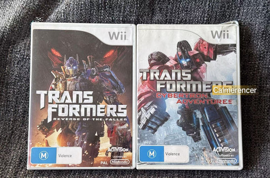 2x Transformers Games -  Nintendo Wii game