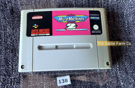 Micro Machines 2 - Super Nintendo (Snes) Game