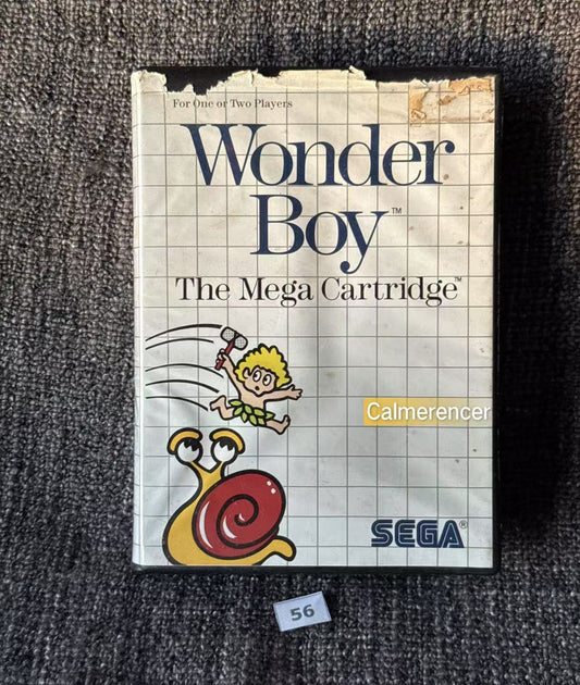 Wonder Boy Game - Sega Master System