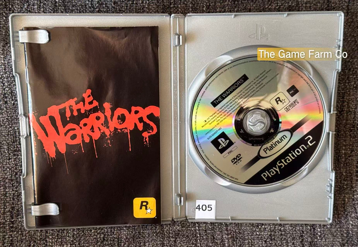 The Warriors PS2 Physical Game CIB PAL Tested Used