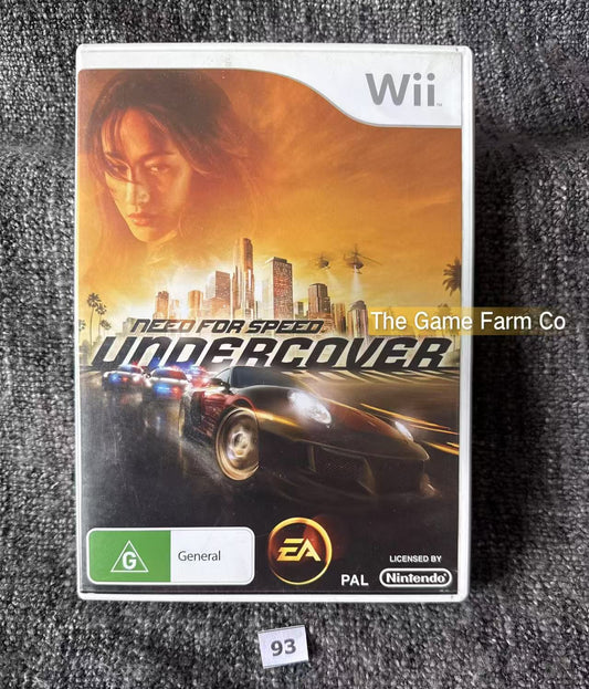 Need For Speed Undercover -  Nintendo Wii game