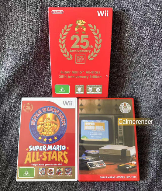Super Mario All-Stars 25th Anniversary Edition  -  Nintendo Wii game