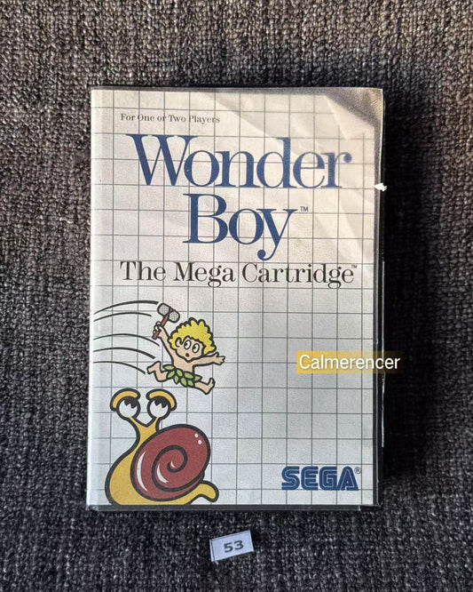 Wonder Boy Game - Sega Master System