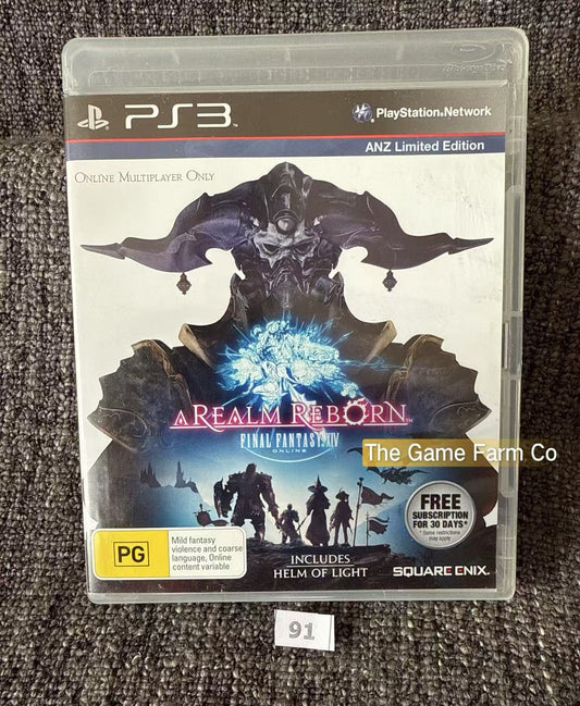 A Realm Reborn Final Fantasy Online Game - PS3 - Sony Playstation 3