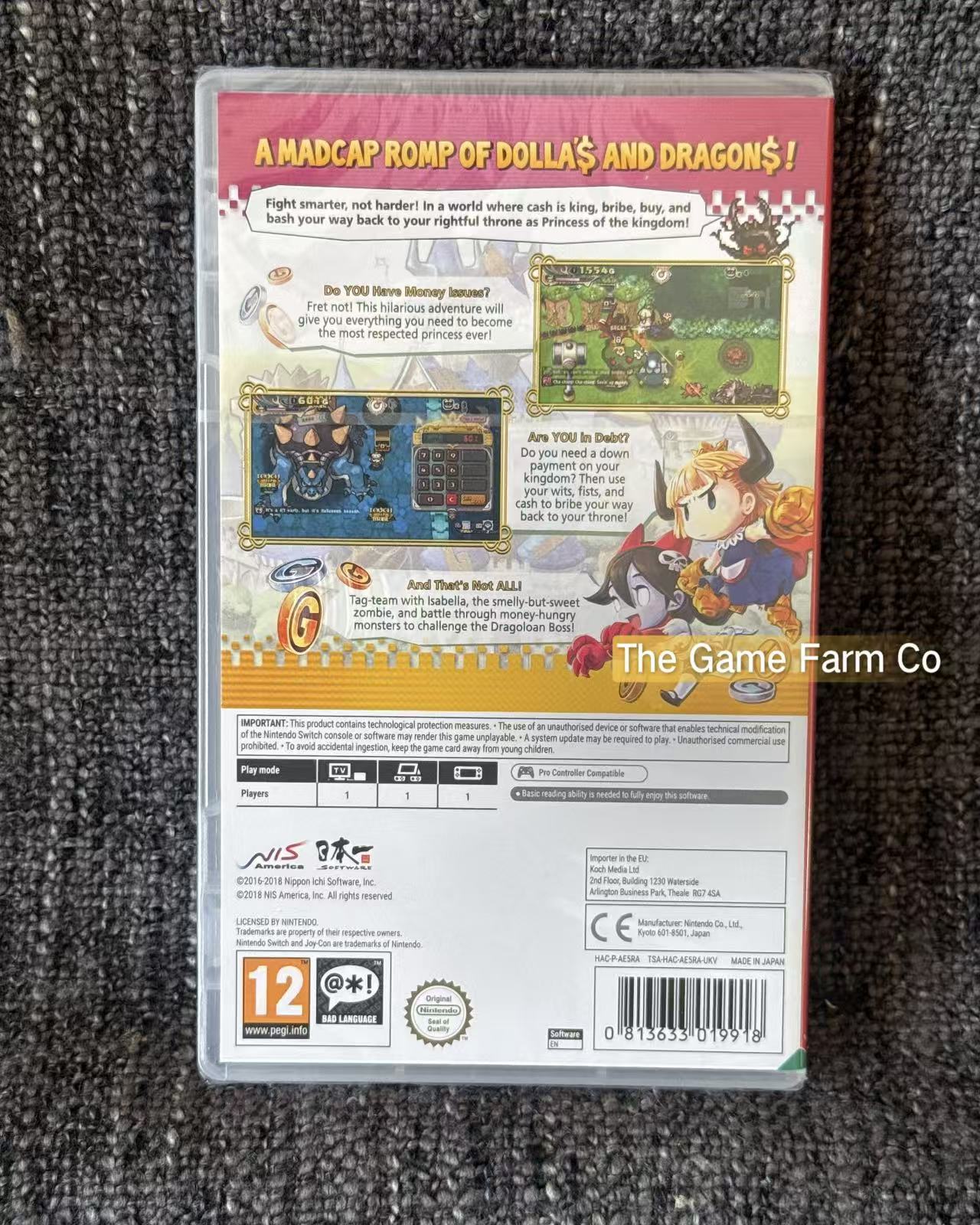 Penny Punching Princess Nintendo Switch Brand New and Sealed Physical Game
