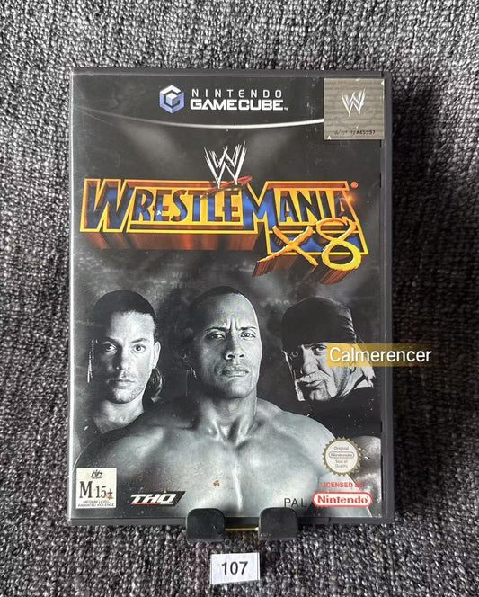 WWE Wrestle Mania X8 Game - Nintendo Gamecube - Pal Version