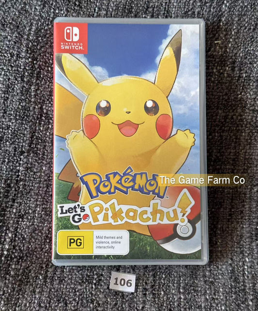 Pokemon Let's Go Pikachu Game - Nintendo Switch