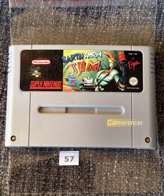 Earth Worm Jim - Super Nintendo (Snes) Game