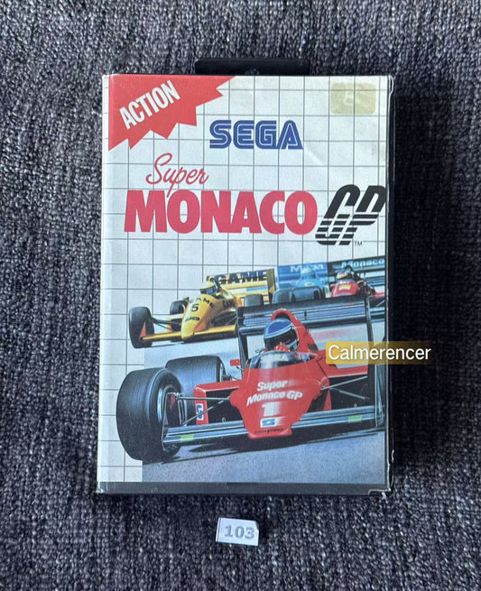 Super Monaco GP Game - Sega Master System