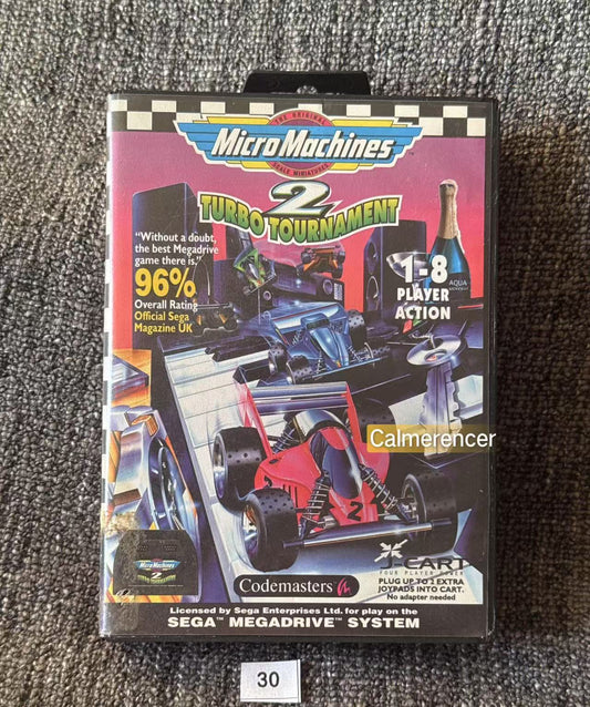 Micro Machines 2 Turbo Tournament Game - Sega Mega Drive